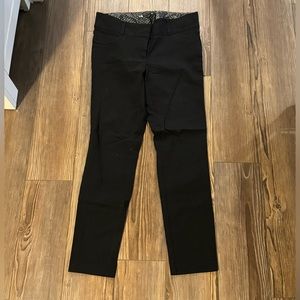 Maurice’s black tailored trousers/slacks